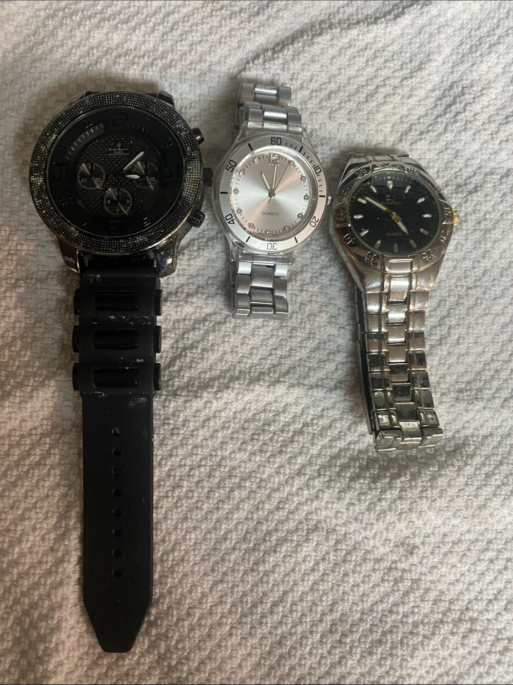 Men's Watches Lot of 3 untested